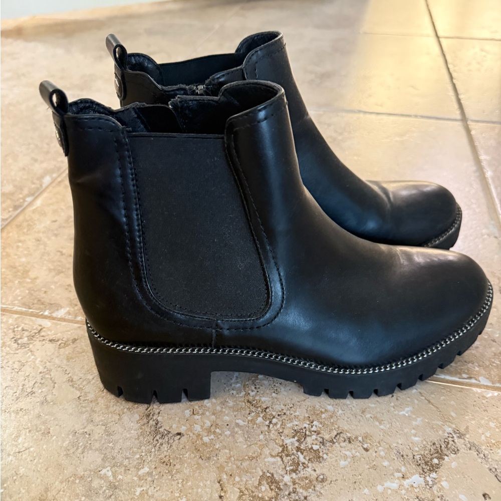Limelight Black Heeled Boots